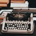 Photograph of a Vintage Typewriter on Table