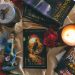 Books and a Lit Candle