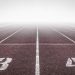 Brown and White Track Field
