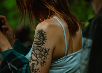 Dragon Tattoo on Woman Arm