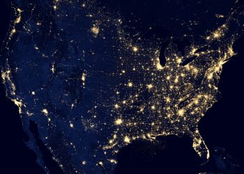 aerial photography of city during night time