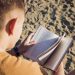Man Reading Book at Sandy Plains