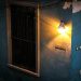 Illuminated Light Bulb OutsideThe House