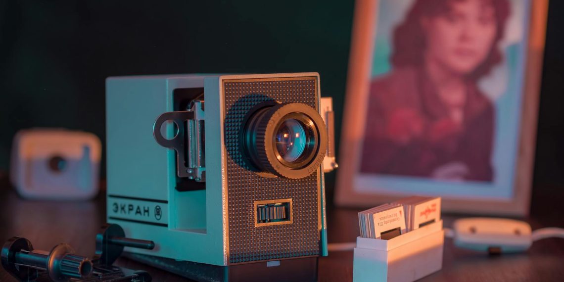 Vintage Gray Camera