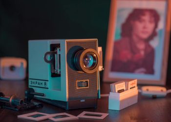 Vintage Gray Camera
