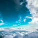 White Clouds and Blue Sky