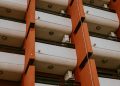 White and Orange Concrete Building
