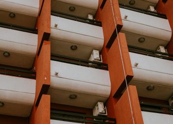 White and Orange Concrete Building