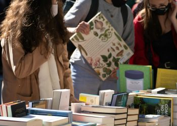 People Looking at Books