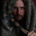 Portrait of a Man Holding an Axe